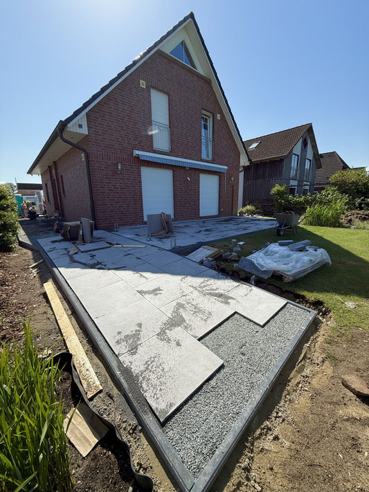 Terrassenplatten bundesweit in Deutschland einbauen, Preis pro m²